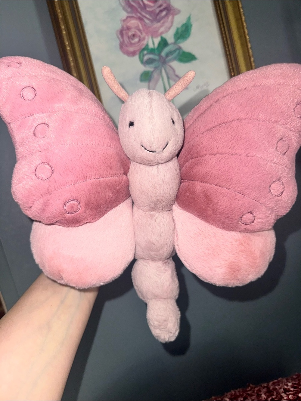 Jellycat Beatrice Pink Butterfly Plush